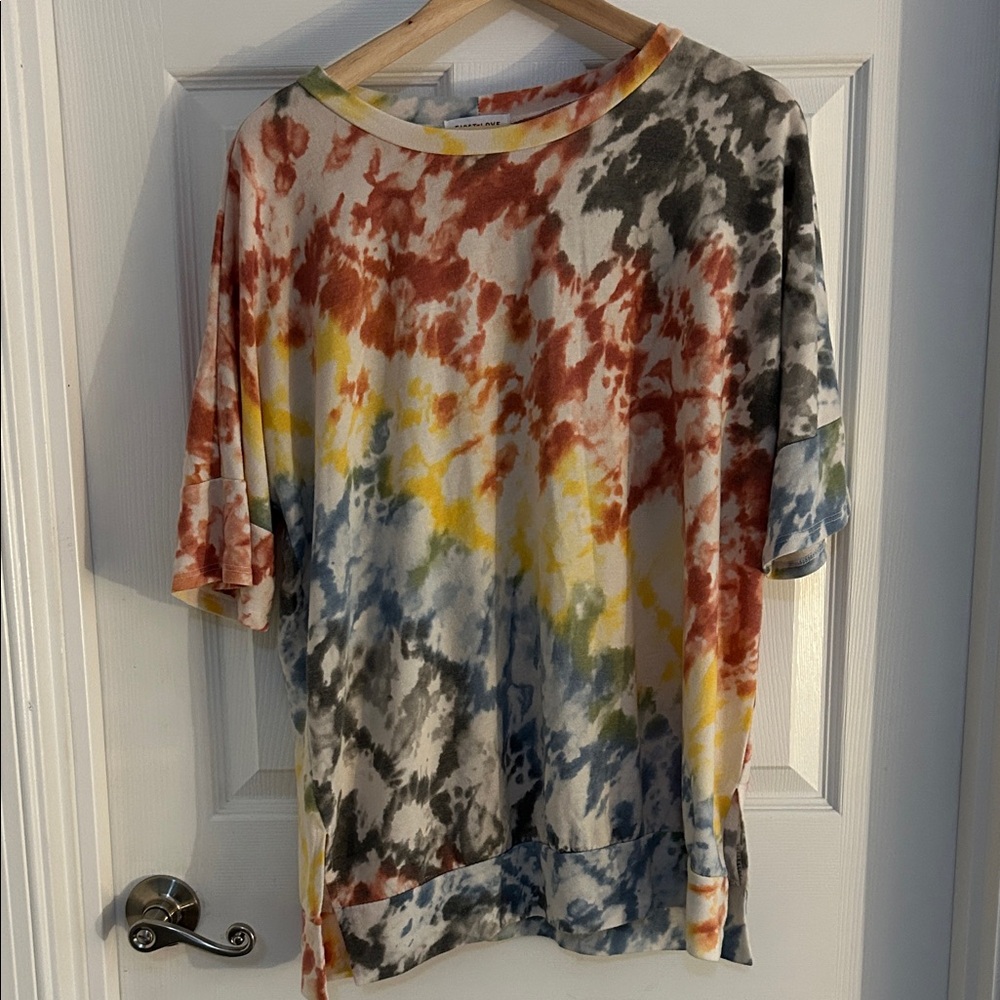 Multicolor Tie-Dye Women's Top
